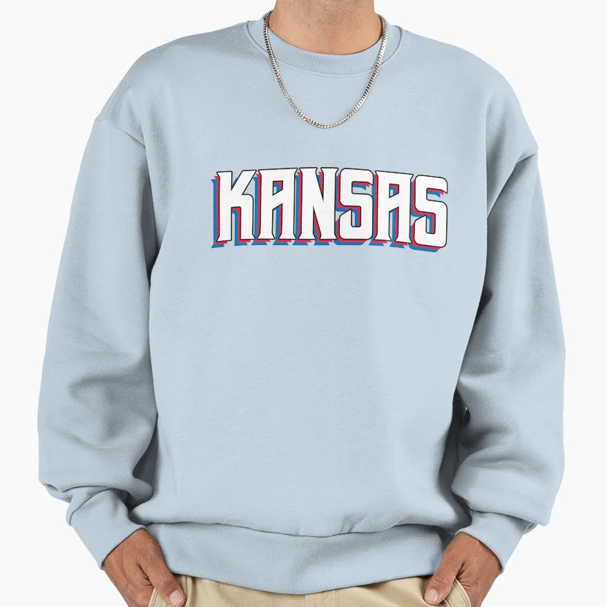University Kansas Sweatshirt - Novelty Apparel Men Women - T-Shirt, Sweatshirt, Hoodie