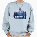 Seattle Washington United States Sweatshirt - Minimalist Print for Adults - T-Shirt, Sweatshirt, Hoodie