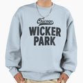 Wicker Park Chicago Minimal Sweatshirt - Fun Novelty Design for Adults - T-Shirt, Sweatshirt, Hoodie