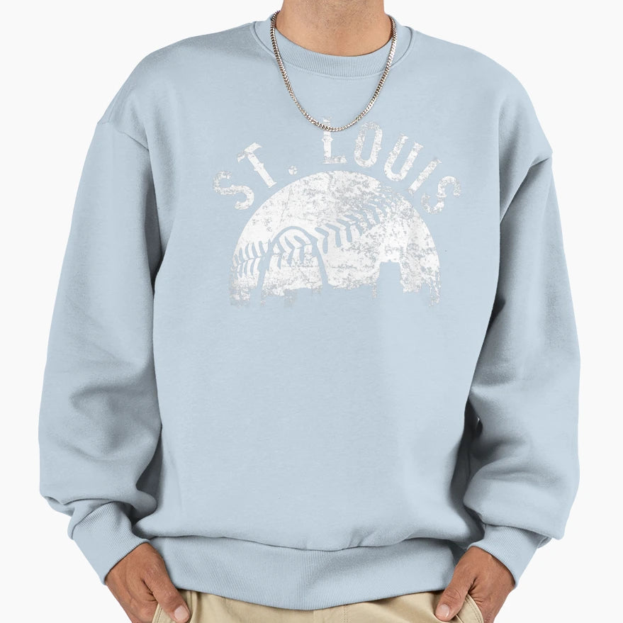 St Louis Missouri Skyline Sweatshirt - Fun Novelty Design Men Women - T-Shirt, Sweatshirt, Hoodie