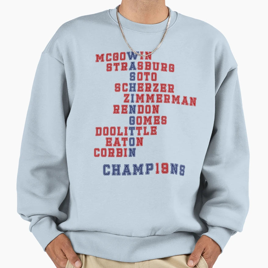 Washington Baseball 2019 Sweatshirt - Trendy Graphic Men Women - T-Shirt, Sweatshirt, Hoodie