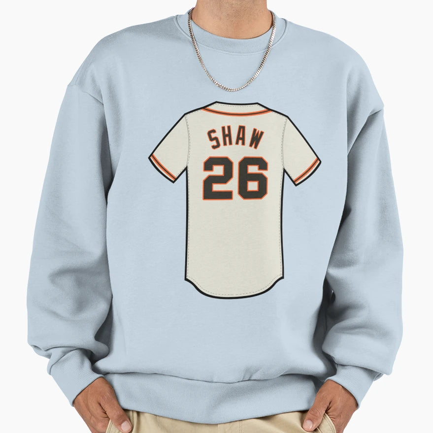 Chris Shaw Jersey Sweatshirt - Trendy Graphic Men Women - T-Shirt, Sweatshirt, Hoodie