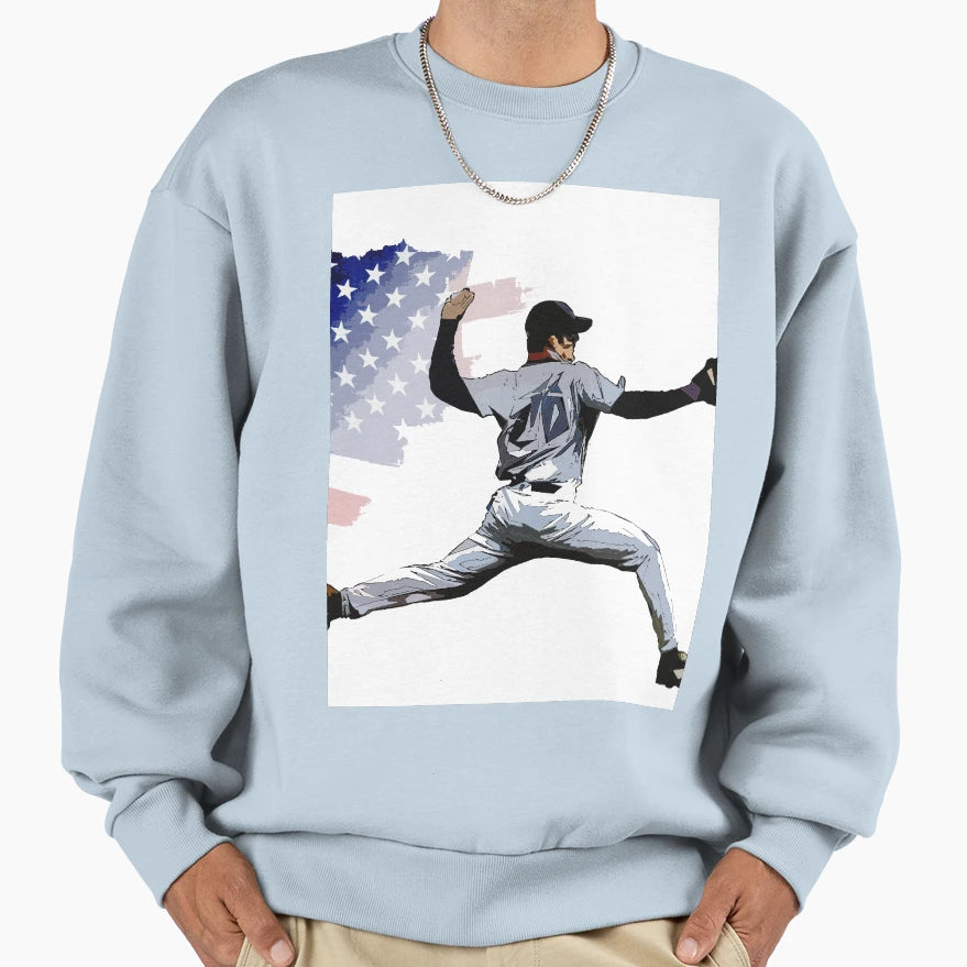 Fastball Pitch Baseball Pitcher Sweatshirt - Novelty Apparel Men Women - T-Shirt, Sweatshirt, Hoodie