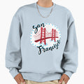 San Francisco Golden Gate Bridge Sweatshirt - Trendy Graphic Men Women - T-Shirt, Sweatshirt, Hoodie