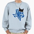 Cat Loves Texas State Pride Pet T-Shirt - Fun Novelty Design Men Women - T-Shirt, Sweatshirt, Hoodie