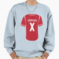 Sophos Red Jersey X Sweatshirt - Graphic Print for Adults - T-Shirt, Sweatshirt, Hoodie