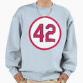 Bruce Sutter 42 Jersey Number Sweatshirt - Streetwear Style for Adults - T-Shirt, Sweatshirt, Hoodie