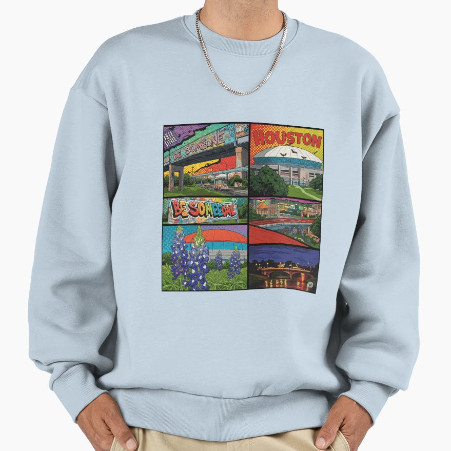 Beautiful Houston Sweatshirt - Unique Graphic Men Women - T-Shirt, Sweatshirt, Hoodie