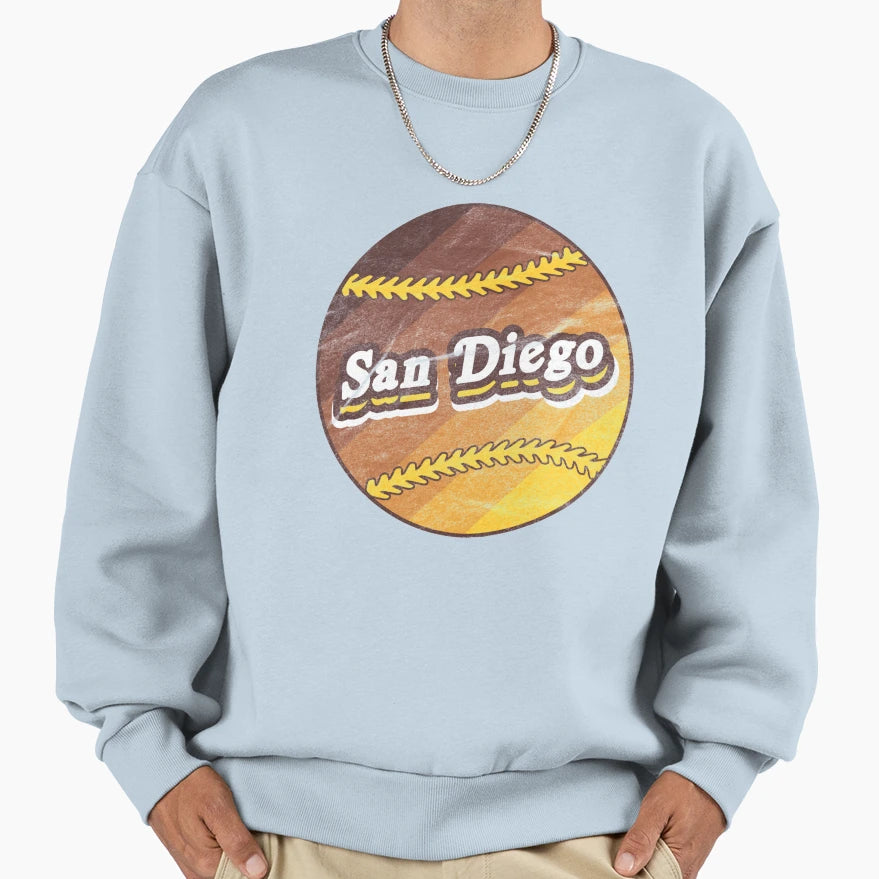 San Diego Baseball Sweatshirt - Novelty Apparel Unisex - T-Shirt, Sweatshirt, Hoodie