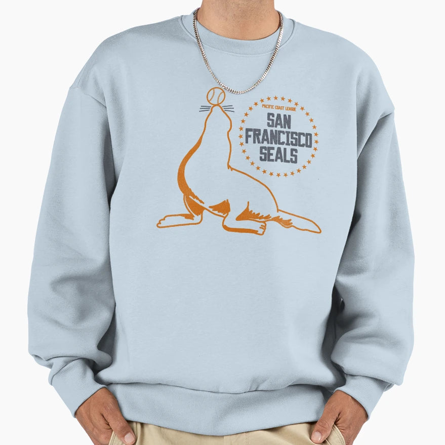 San Francisco Seals Baseball Team Sweatshirt - Graphic Print Unisex - T-Shirt, Sweatshirt, Hoodie