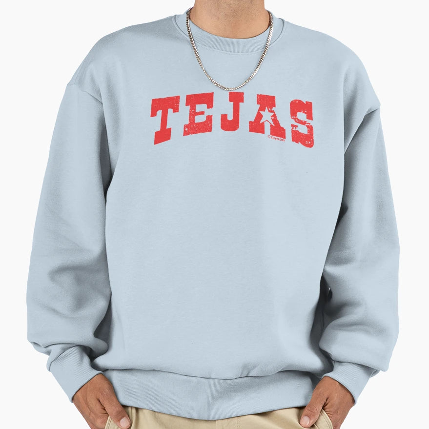 Tejas Star Texas Con Estrella Sweatshirt - Unique Graphic for Adults - T-Shirt, Sweatshirt, Hoodie
