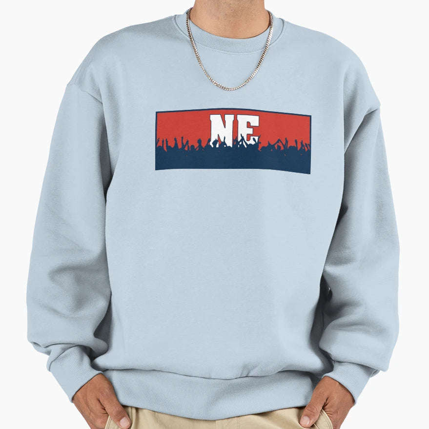 Cheering New England Ne Sweatshirt - Minimalist Print Unisex - T-Shirt, Sweatshirt, Hoodie