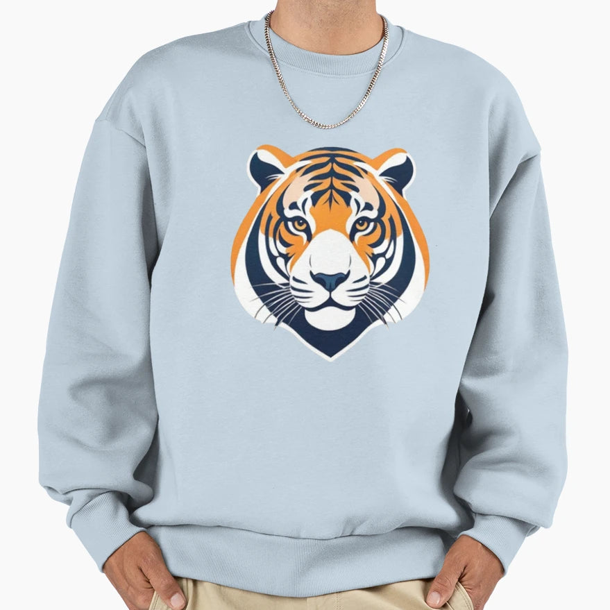 Tiger Sweatshirt - Trendy Graphic for Adults - T-Shirt, Sweatshirt, Hoodie