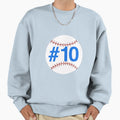 Baseball Player 10 Sweatshirt - Minimalist Print Unisex - T-Shirt, Sweatshirt, Hoodie