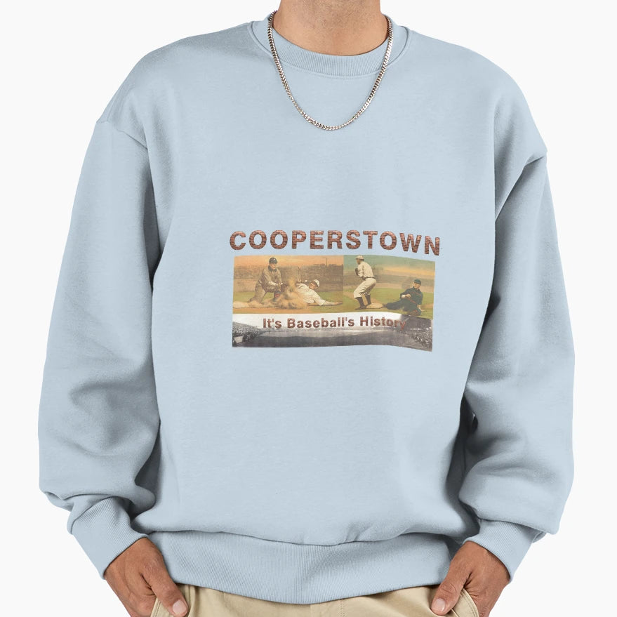 Cooperstown Sweatshirt - Minimalist Print Unisex - T-Shirt, Sweatshirt, Hoodie