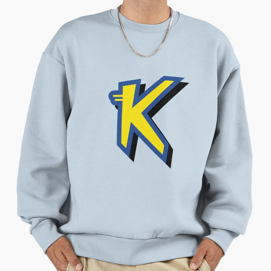 K Logo Sweatshirt - Trendy Graphic for Adults - T-Shirt, Sweatshirt, Hoodie