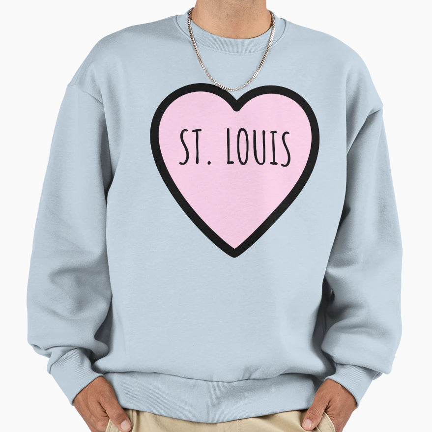 St Louis Sweatshirt - Graphic Print Unisex - T-Shirt, Sweatshirt, Hoodie
