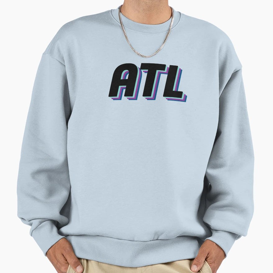 Blurple Atl Sweatshirt - Graphic Print Unisex - T-Shirt, Sweatshirt, Hoodie