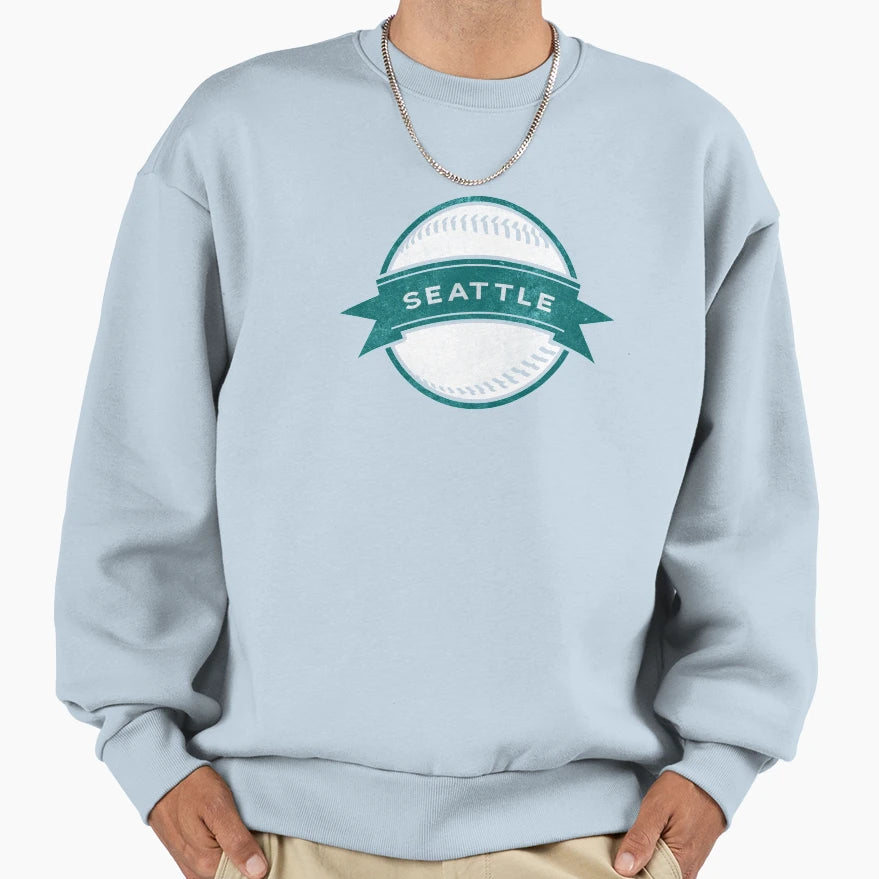 Seattle Baseball Sea Home Game Sweatshirt - Novelty Apparel for Adults - T-Shirt, Sweatshirt, Hoodie
