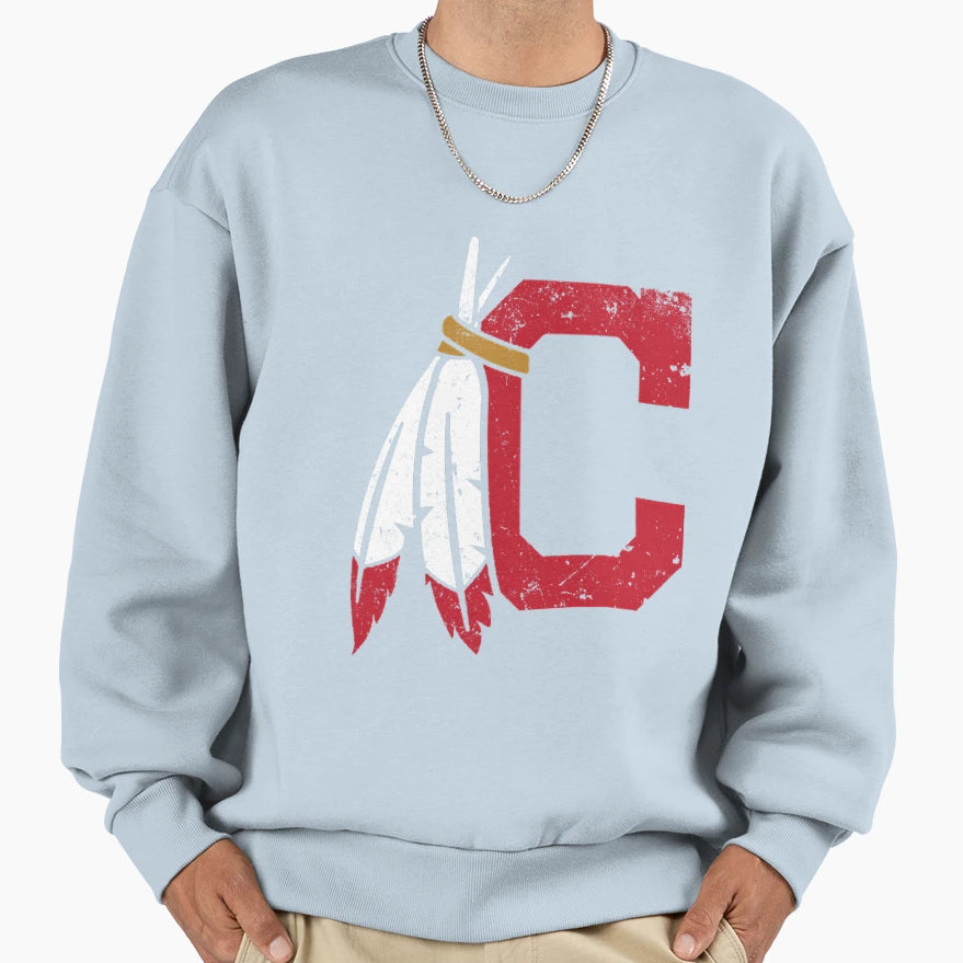 Cle Indians Sweatshirt - Aesthetic Graphic Men Women - T-Shirt, Sweatshirt, Hoodie