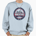 Houston Texas Sweatshirt - Custom Art Print for Adults - T-Shirt, Sweatshirt, Hoodie