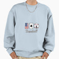 Baseball Sweatshirt - Novelty Apparel for Adults - T-Shirt, Sweatshirt, Hoodie