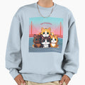 San Francisco Cats Bridge Sweatshirt - Minimalist Print Unisex - T-Shirt, Sweatshirt, Hoodie