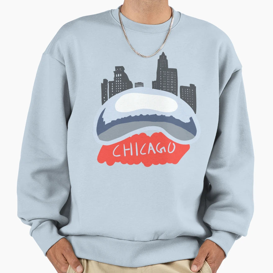 Chicago City Sweatshirt - Novelty Apparel Unisex - T-Shirt, Sweatshirt, Hoodie