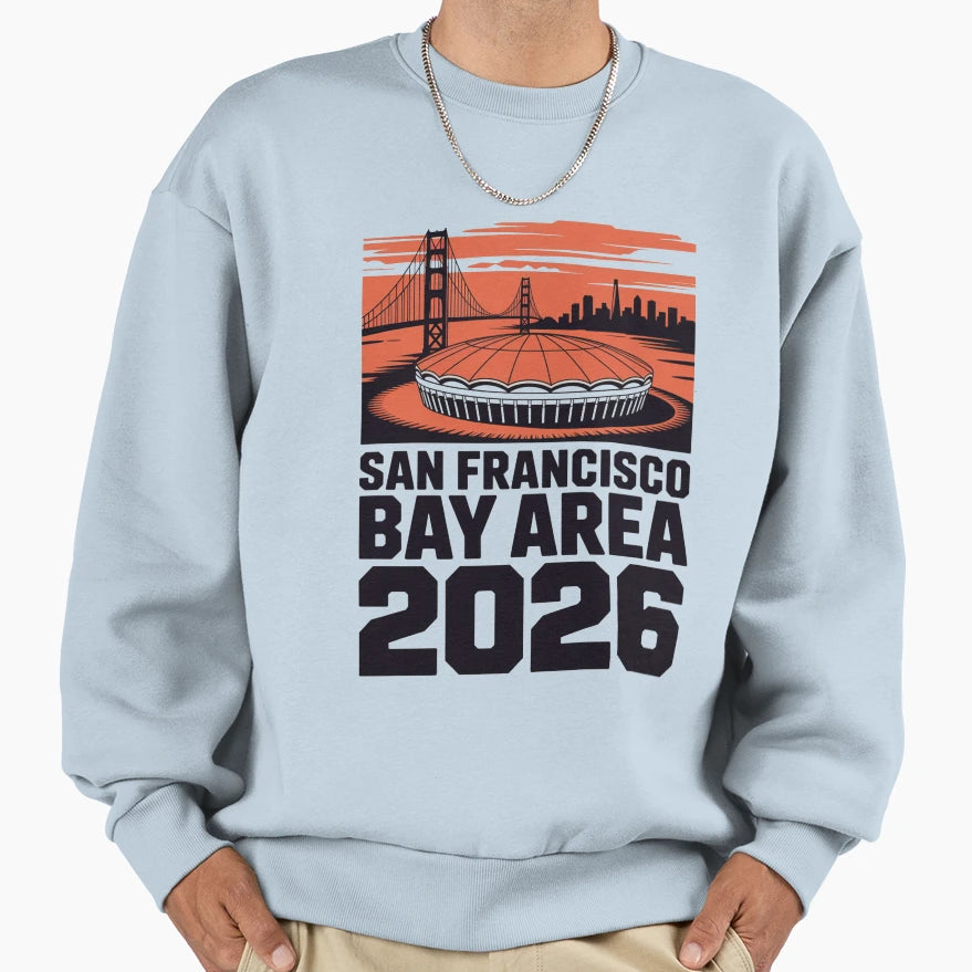San Francisco Bay Area Golden Gate T-Shirt - Fun Novelty Design Unisex - T-Shirt, Sweatshirt, Hoodie