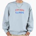 Chicago Illinois Sweatshirt - Custom Art Print for Adults - T-Shirt, Sweatshirt, Hoodie
