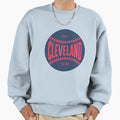 Cleveland Baseball Ball Stitching Sweatshirt - Graphic Print for Adults - T-Shirt, Sweatshirt, Hoodie