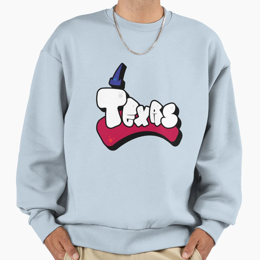 Texas Texas Texas Demand Texas Graffiti T-Shirt - Custom Art Print Unisex - T-Shirt, Sweatshirt, Hoodie