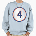 Lenny Dykstra 4 Jersey Number Sweatshirt - Aesthetic Graphic Men Women - T-Shirt, Sweatshirt, Hoodie