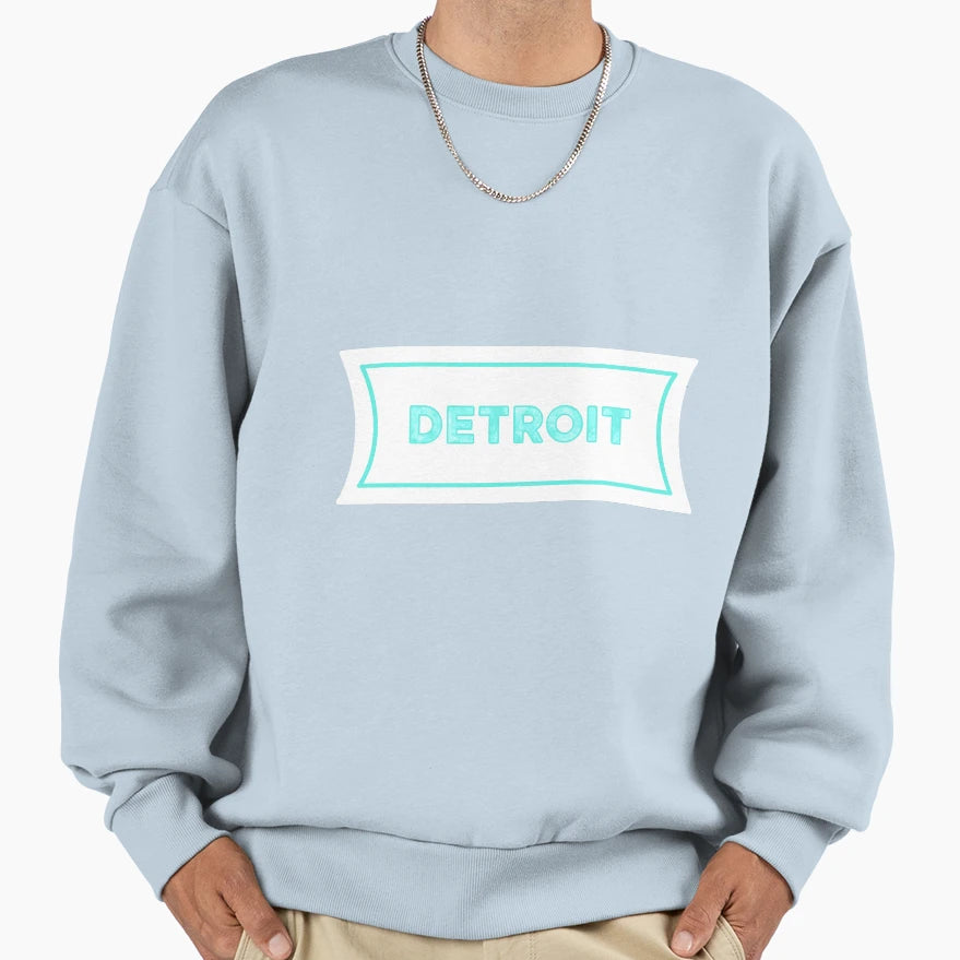 Detroit Sweatshirt - Graphic Print for Adults - T-Shirt, Sweatshirt, Hoodie