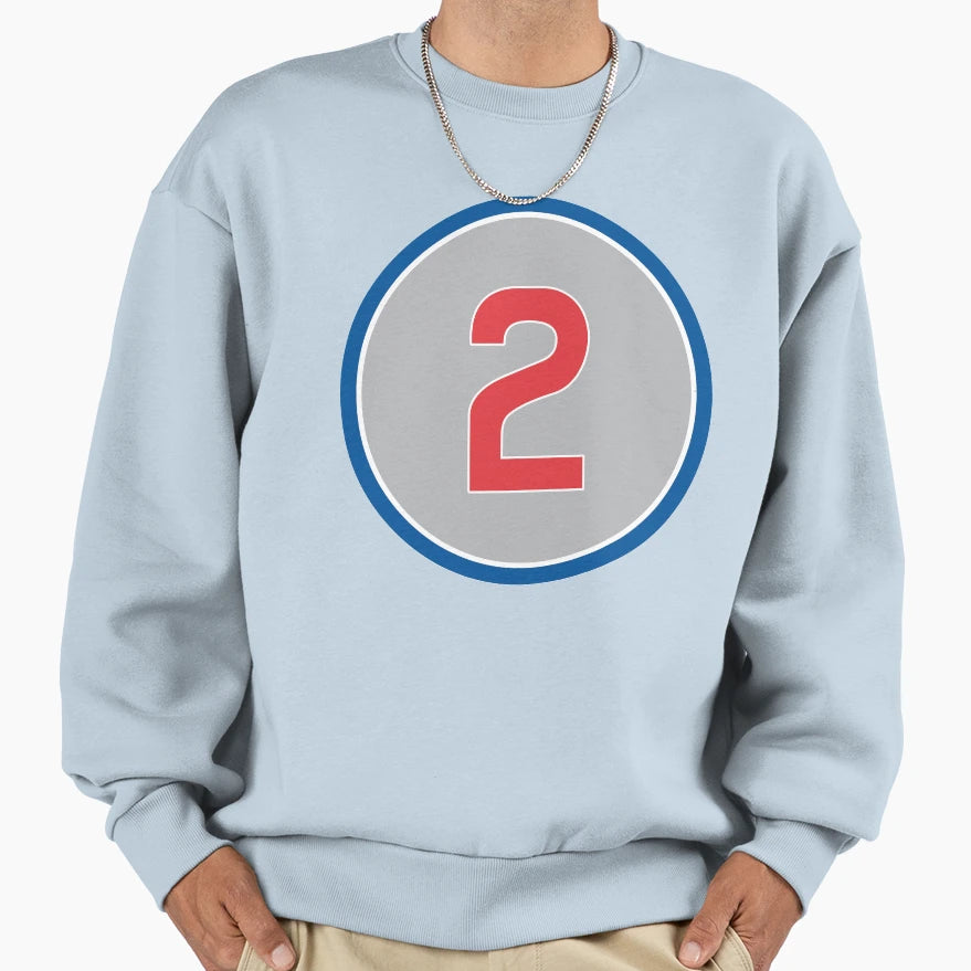 Nico Hoerner 2 Jersey Number Sweatshirt - Trendy Graphic Men Women - T-Shirt, Sweatshirt, Hoodie