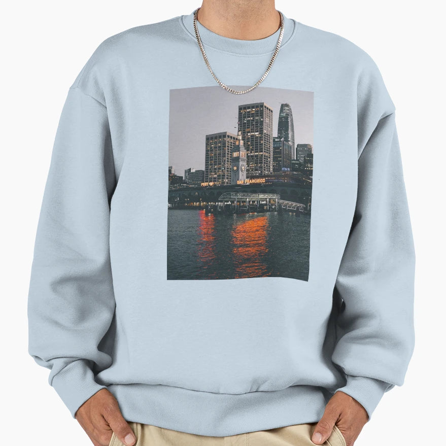 San Francisco City California Sf Sweatshirt - Minimalist Print Men Women - T-Shirt, Sweatshirt, Hoodie