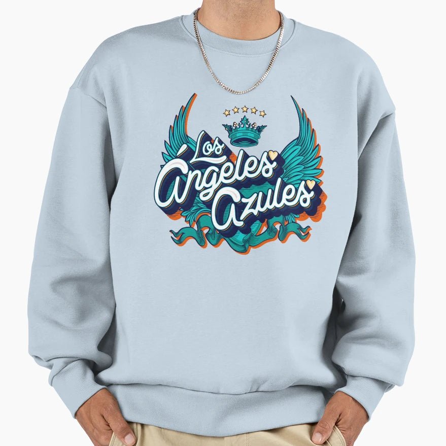 Los Angeles And Other Band Azules Sweatshirt - Custom Art Print Men Women - T-Shirt, Sweatshirt, Hoodie