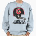 Houston Gamblers Football Team Sweatshirt - Fun Novelty Design for Adults - T-Shirt, Sweatshirt, Hoodie