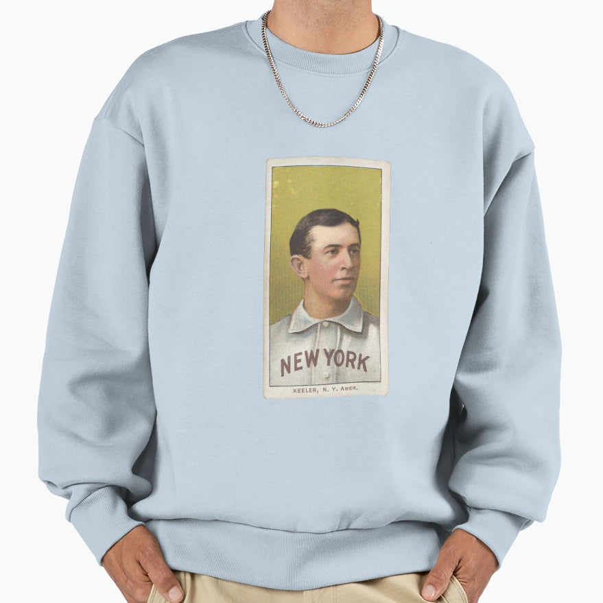 Baseball Willie Keeler New York Sweatshirt - Aesthetic Graphic Men Women - T-Shirt, Sweatshirt, Hoodie