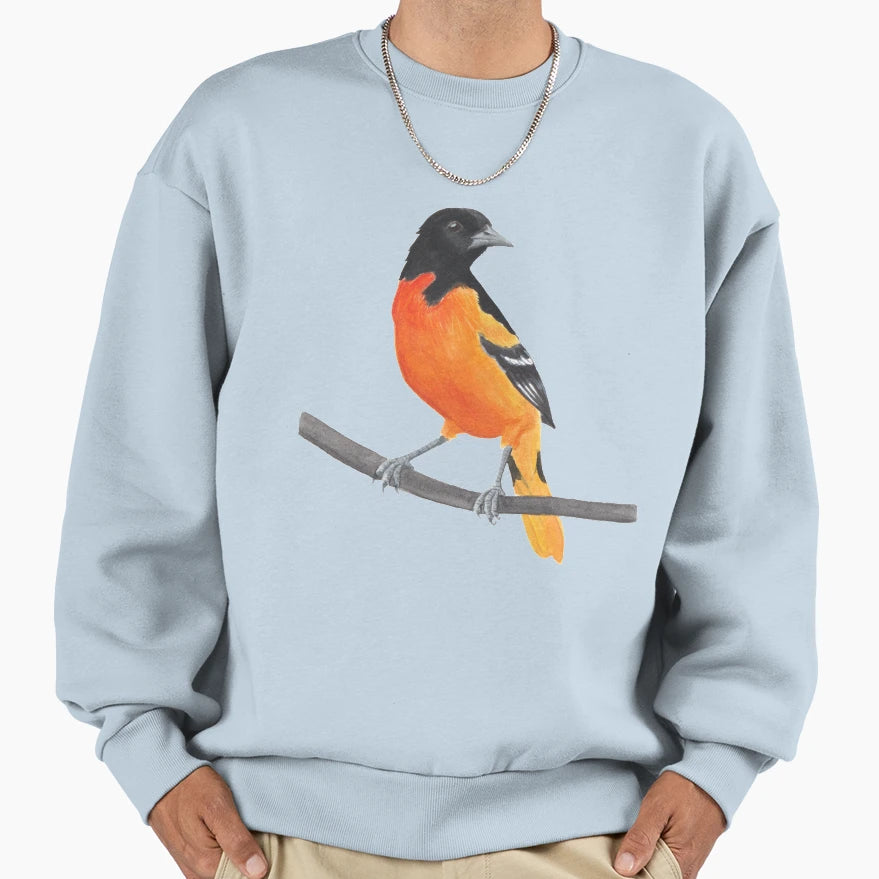 Baltimore Oriole Sweatshirt - Minimalist Print Unisex - T-Shirt, Sweatshirt, Hoodie