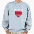 Atlanta Baseball Simple Minimal Sweatshirt - Aesthetic Graphic Men Women - T-Shirt, Sweatshirt, Hoodie