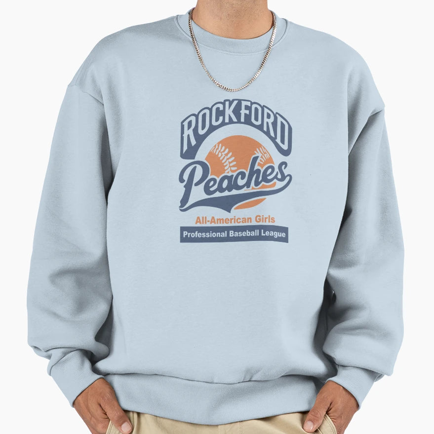 Rockford Peaches League Their Own Sweatshirt - Minimalist Print Unisex - T-Shirt, Sweatshirt, Hoodie