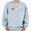 Texas Rangers Pattern Blue Background Sweatshirt - Streetwear Style Unisex - T-Shirt, Sweatshirt, Hoodie