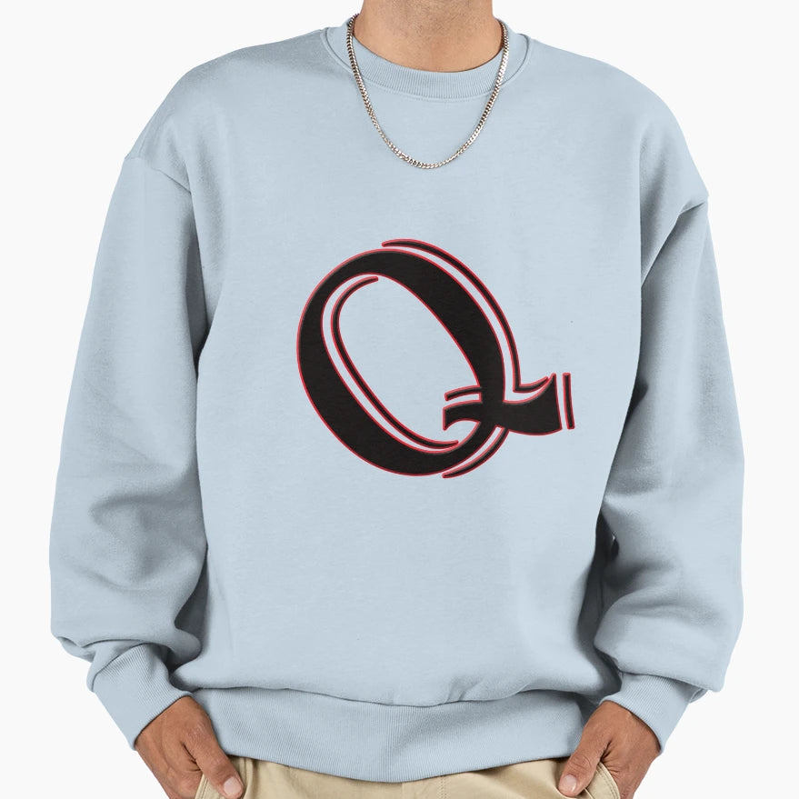 Alphabet Q Sweatshirt - Fun Novelty Design for Adults - T-Shirt, Sweatshirt, Hoodie