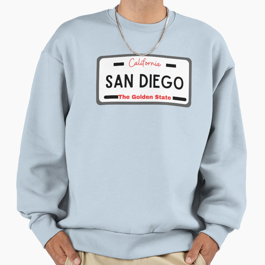 San Diego California Sweatshirt - Streetwear Style Men Women - T-Shirt, Sweatshirt, Hoodie