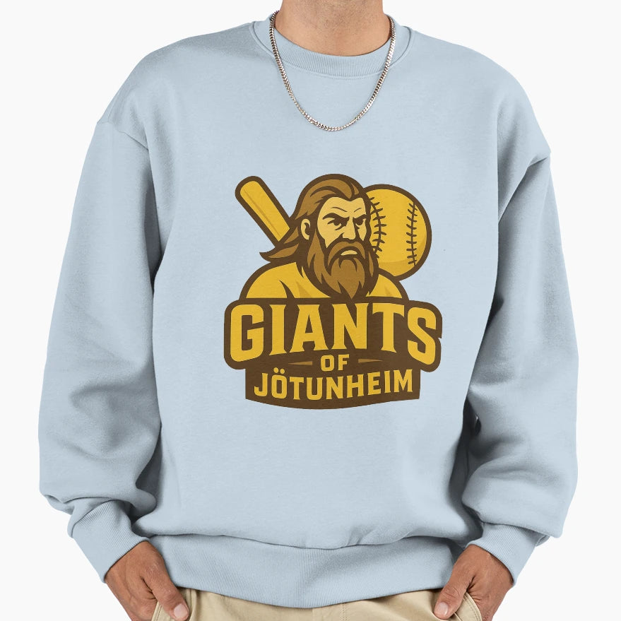 Baseball Logo Team Giants Jotunheim Sweatshirt - Minimalist Print Men Women - T-Shirt, Sweatshirt, Hoodie