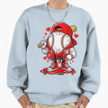 Baseball Drip Ice Cream Valentine Sweatshirt - Streetwear Style Unisex - T-Shirt, Sweatshirt, Hoodie