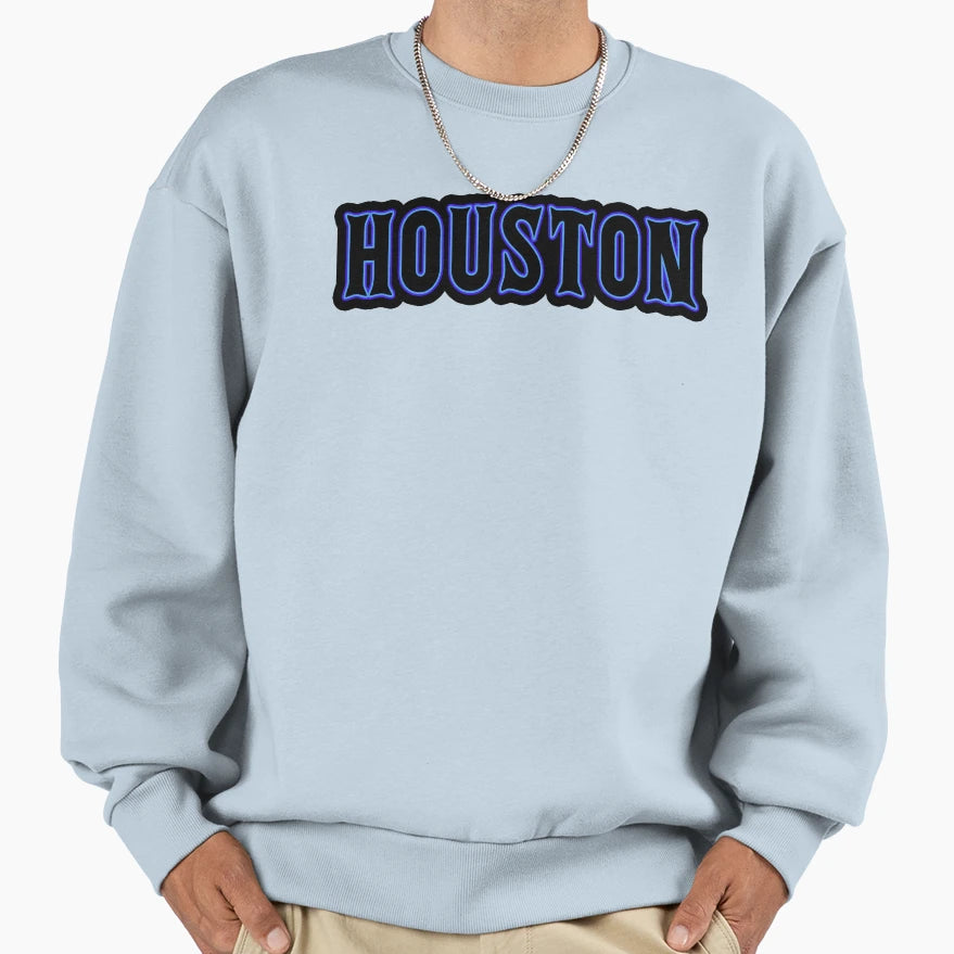 Houston Texas Sweatshirt - Graphic Print for Adults - T-Shirt, Sweatshirt, Hoodie