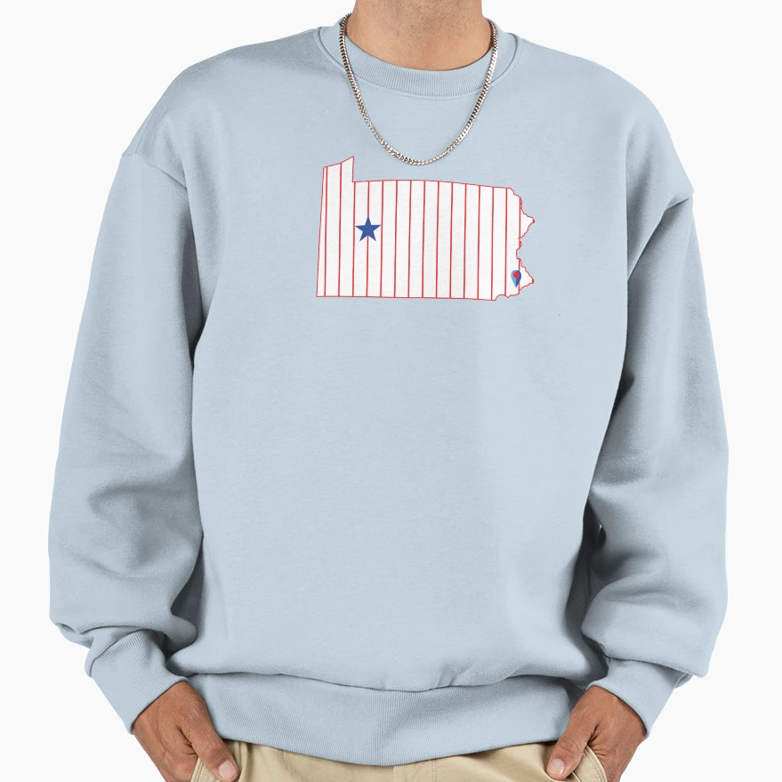 Philadelphia Baseball Sweatshirt - Unique Graphic Men Women - T-Shirt, Sweatshirt, Hoodie