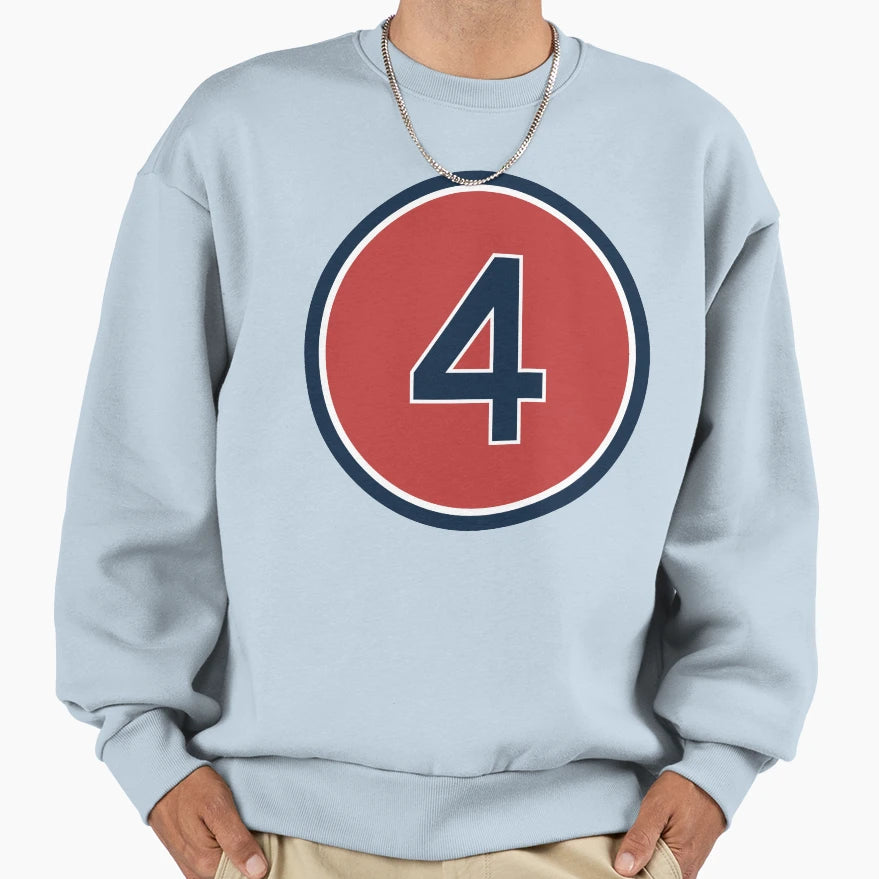 Joe Cronin 4 Jersey Number Sweatshirt - Casual Everyday Wear Unisex - T-Shirt, Sweatshirt, Hoodie